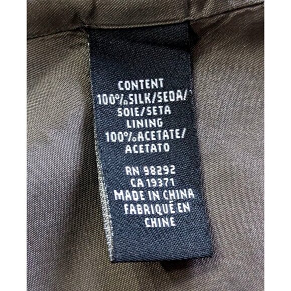 TIBI NY Charcoal Gray 100% Silk Jewel Embellished Cap Sleeve Mini Dress Size 4 - Picture 5 of 10